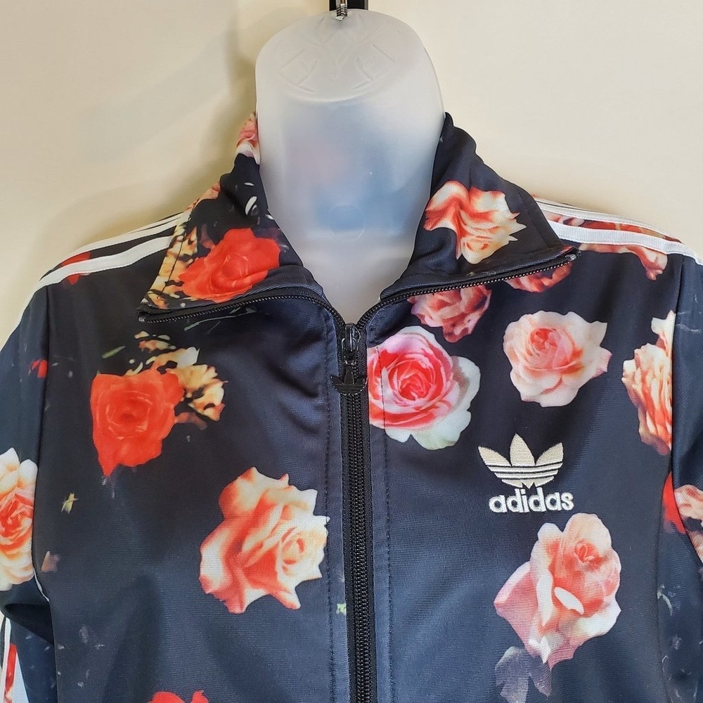 Adidas Originals Firebird Floral Roses Track Jacket Small - Picture 5 of 9